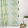 Штора для ванной DAMASK зеленая фото 1