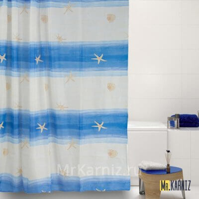 Штора для ванной Sand beach