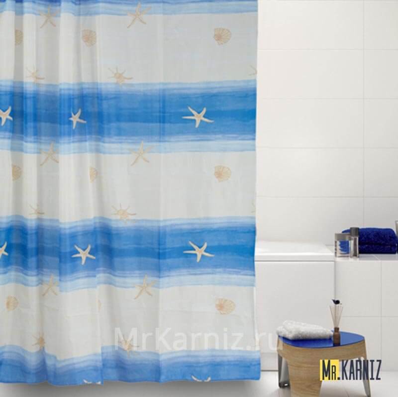 Штора для ванной Sand beach