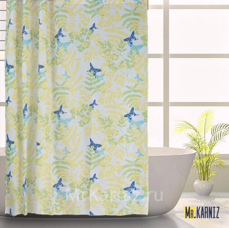 Штора для ванной Legend of butterflies